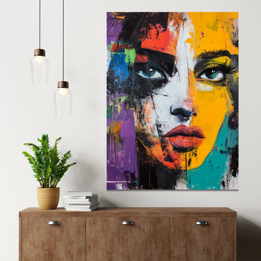 „COLORSTARE“ – Blick in Splittern - Poster